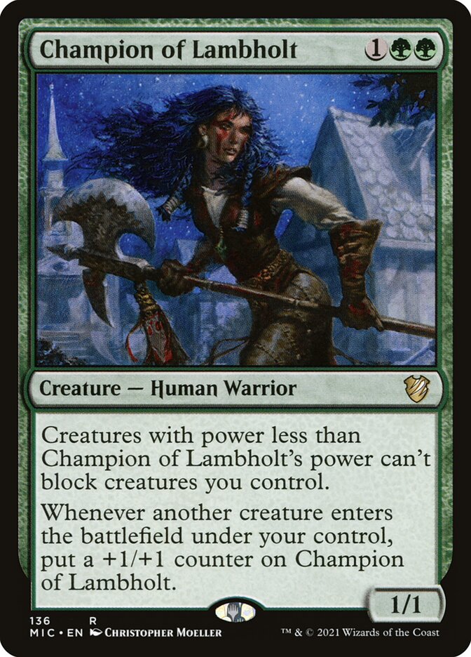 Champion of Lambholt (Commander: Innistrad: Midnight Hunt) 