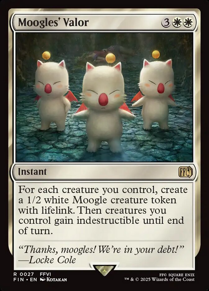 Moogles' Valor (FINAL FANTASY)  - Foil