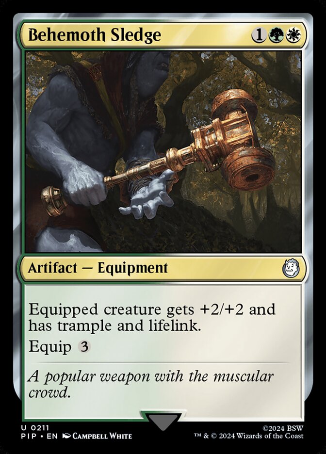 Behemoth Sledge (Universes Beyond: Fallout)  - Foil