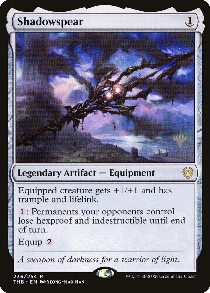 Shadowspear (Promo Pack: Theros Beyond Death)  - Foil