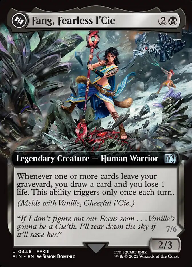Fang, Fearless l'Cie (FINAL FANTASY)  - Foil