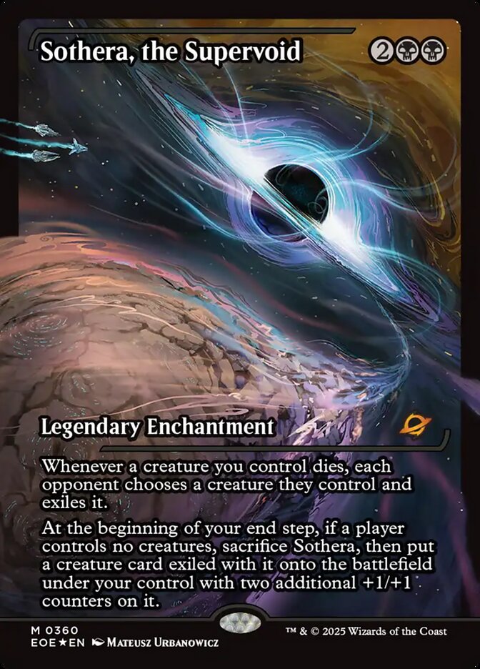Sothera, the Supervoid 360/276 (Edge of Eternities)  - Showcase Foil