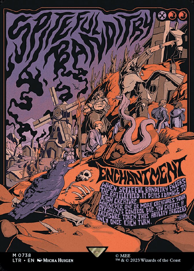 Spiteful Banditry (Universes Beyond: The Lord of the Rings: Tales of Middle-earth)  - Foil