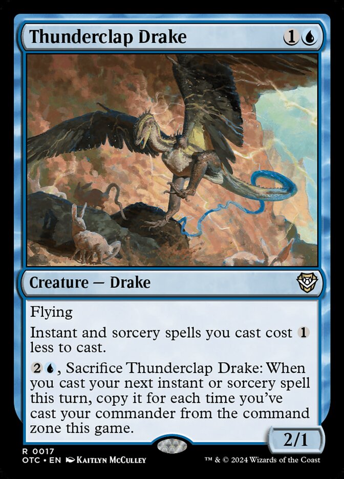 Thunderclap Drake (Commander: Outlaws of Thunder Junction) 