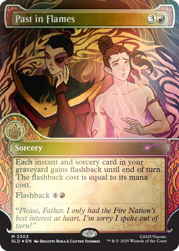 Past in Flames Rainbow Foil (Secret Lair Drop Series)  - undefined