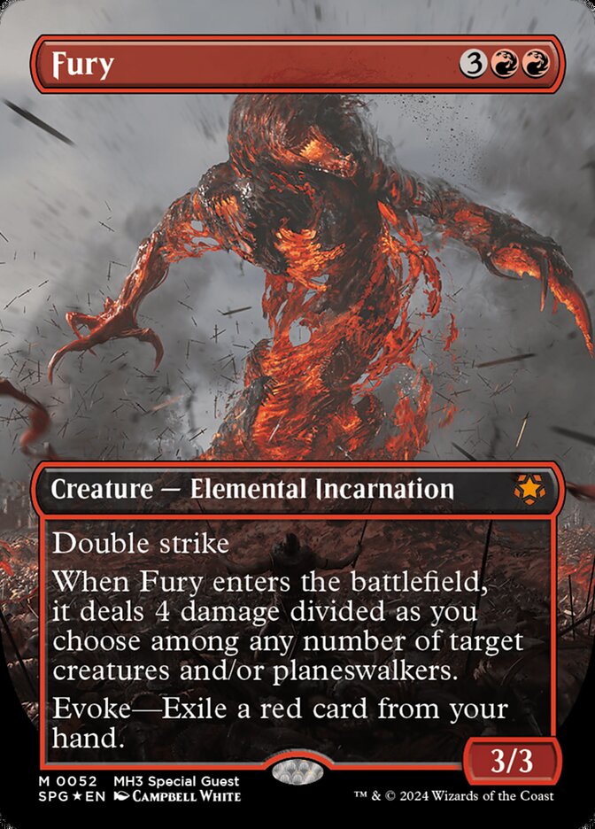 Fury 52/0 (Special Guests)  - Borderless Textured Foil