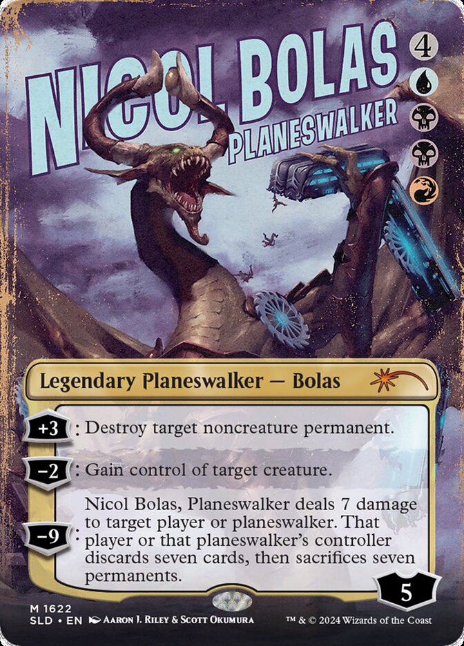 Nicol Bolas, Planeswalker 1622 (Secret Lair Drop Series)  - Borderless