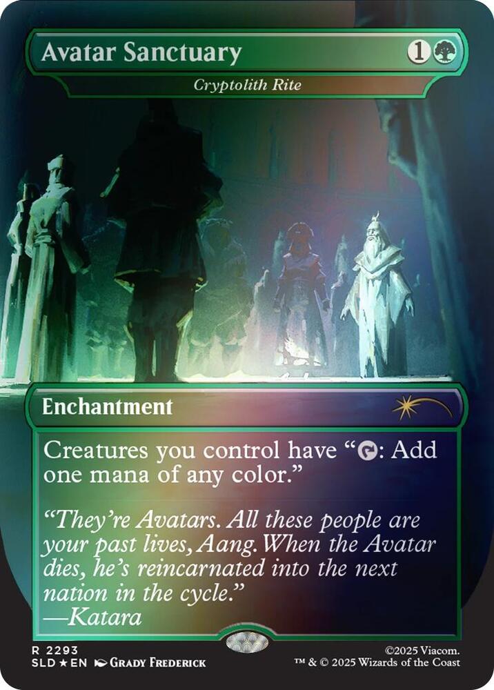 Avatar Sanctuary Cryptolith Rite Rainbow Foil (Secret Lair Drop Series)  - undefined