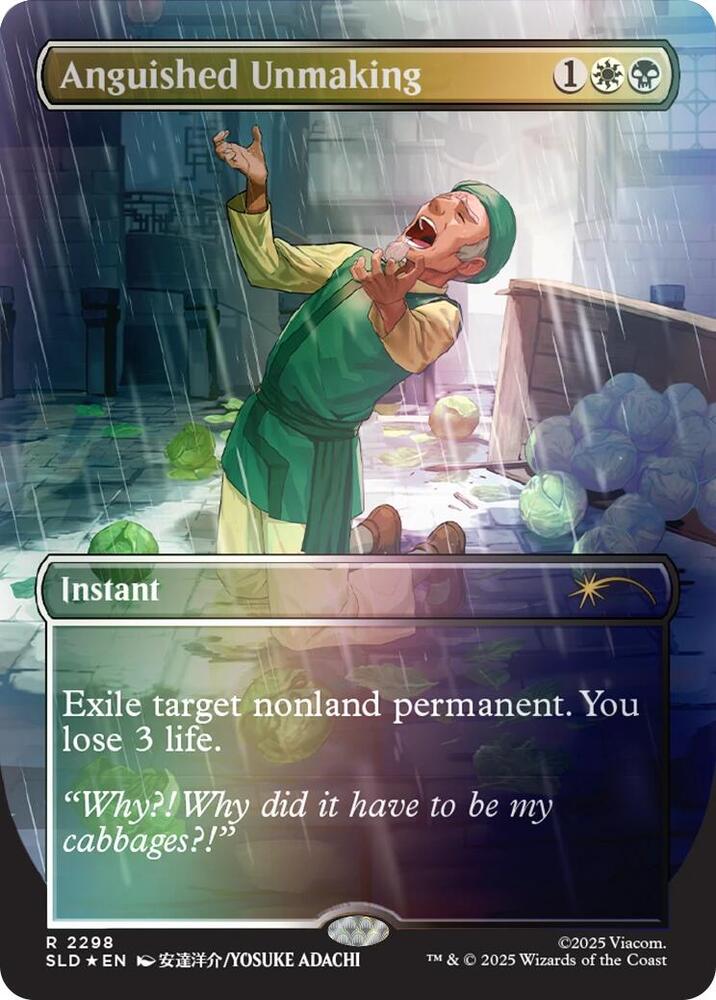 Anguished Unmaking 2298 Rainbow Foil (Secret Lair Drop Series)  - undefined