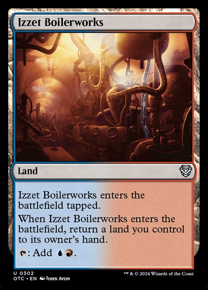 Izzet Boilerworks 302/342 (Commander: Outlaws of Thunder Junction) 