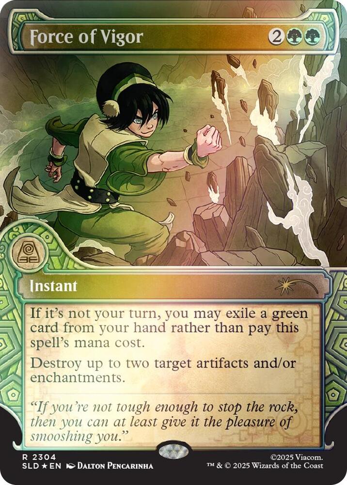 Force of Vigor Rainbow Foil (Secret Lair Drop Series)  - undefined