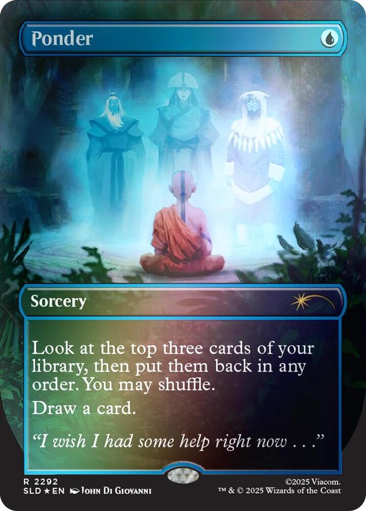 Ponder 2292 Rainbow Foil (Secret Lair Drop Series)  - undefined