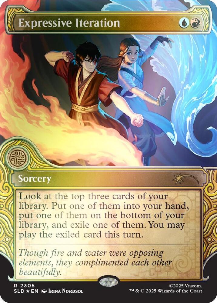 Expressive Iteration Rainbow Foil (Secret Lair Drop Series)  - undefined
