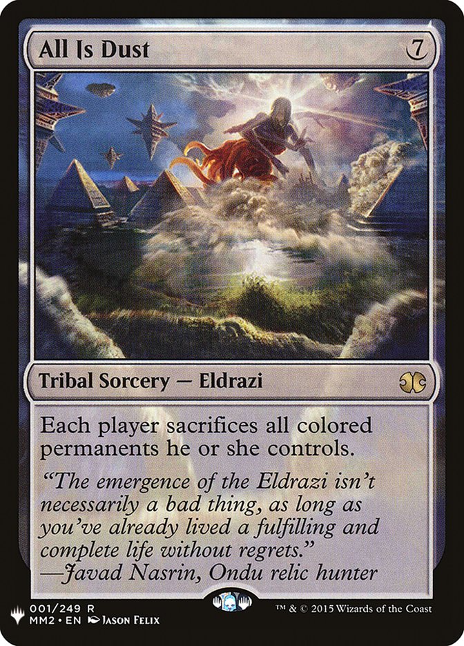 All Is Dust (The List Reprints) 