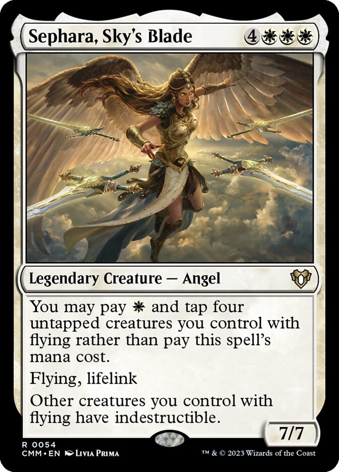 Sephara, Sky's Blade (Commander Masters)  - Foil