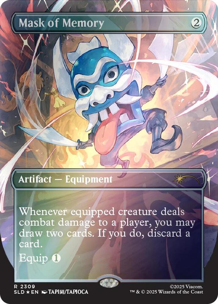 Mask of Memory Rainbow Foil (Secret Lair Drop Series)  - undefined