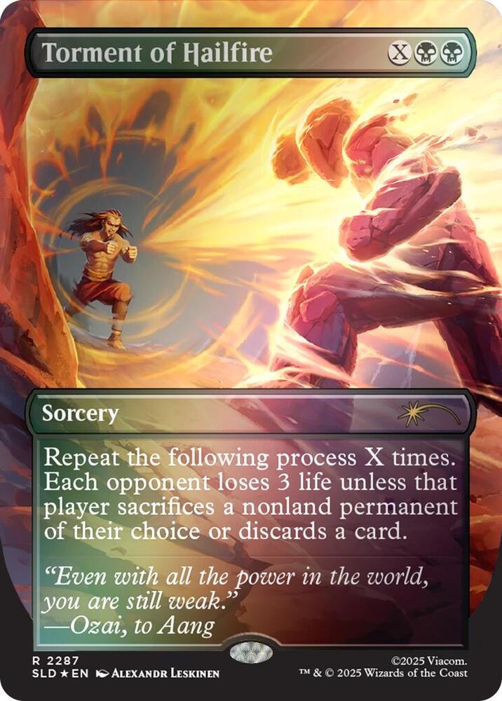 Torment of Hailfire 2287 Rainbow Foil (Secret Lair Drop Series)  - undefined
