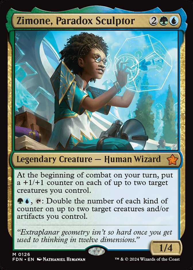 Zimone, Paradox Sculptor 126 (Foundations)  - Foil