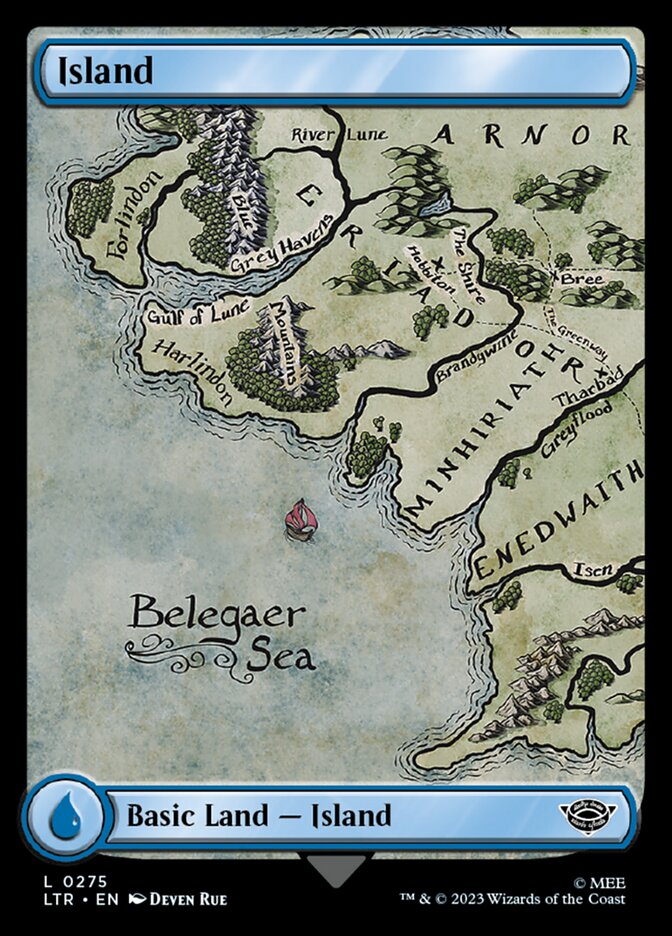 Island (Universes Beyond: The Lord of the Rings: Tales of Middle-earth) 
