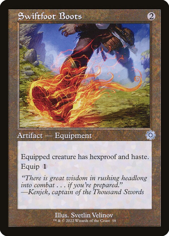 Swiftfoot Boots (The Brothers' War: Retro Frame Artifacts) 