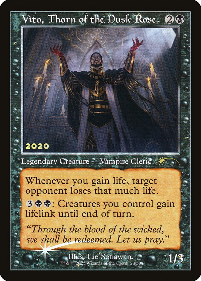Vito, Thorn of the Dusk Rose (30th Anniversary Promos)  - Foil