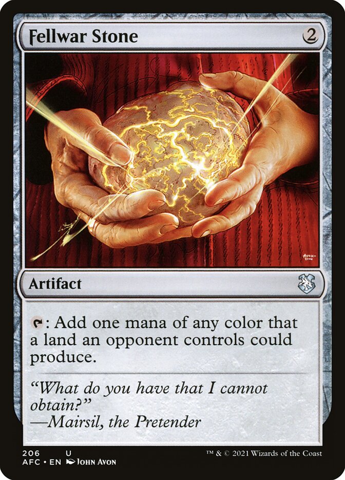 Fellwar Stone 206/62 (Commander: Adventures in the Forgotten Realms) 