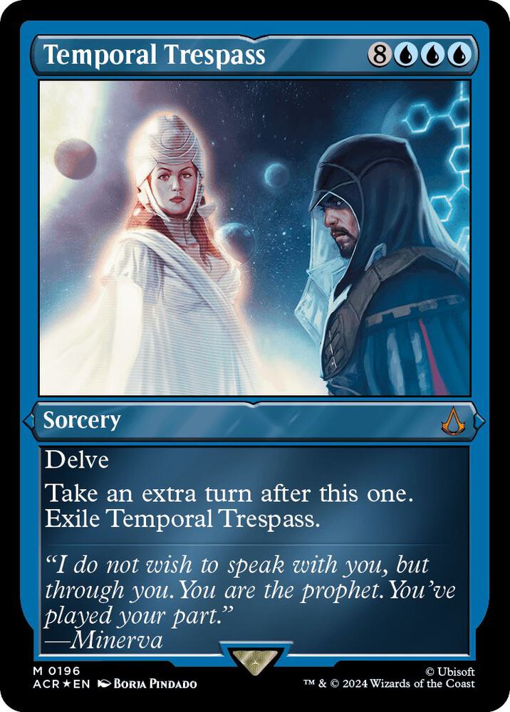 Temporal Trespass Foil Etched (Universes Beyond: Assassin's Creed)  - Foil