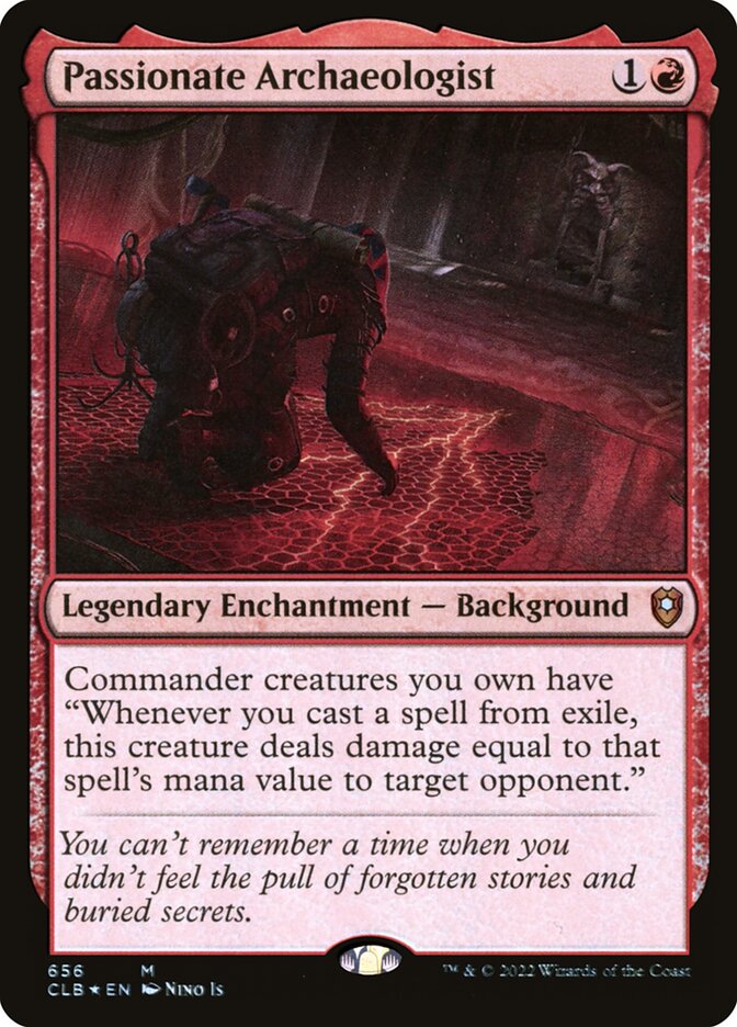 Passionate Archaeologist (Commander Legends: Battle for Baldur's Gate)  - Foil