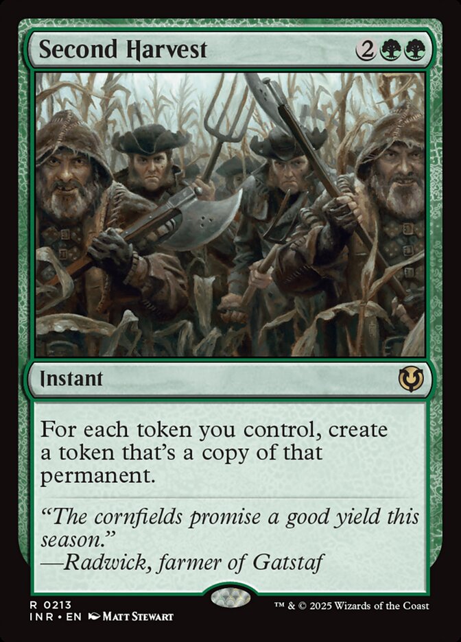 Second Harvest 213/287 (Innistrad Remastered)  - Foil