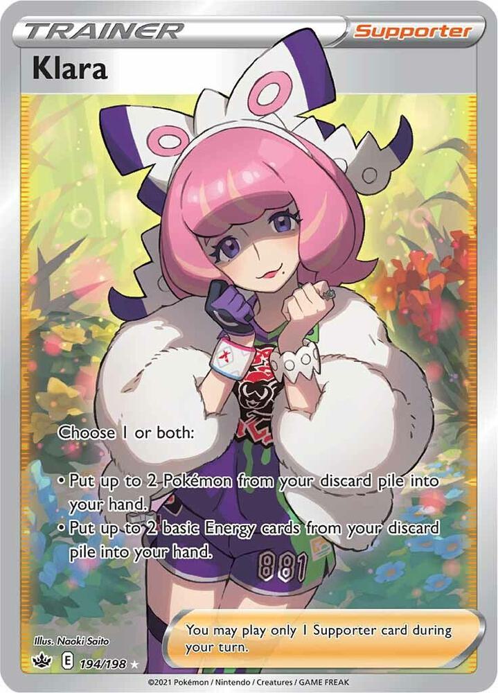 Klara 194/198 (SWSH06: Chilling Reign)  - Holofoil