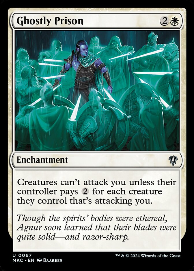 Ghostly Prison (Commander: Murders at Karlov Manor) 