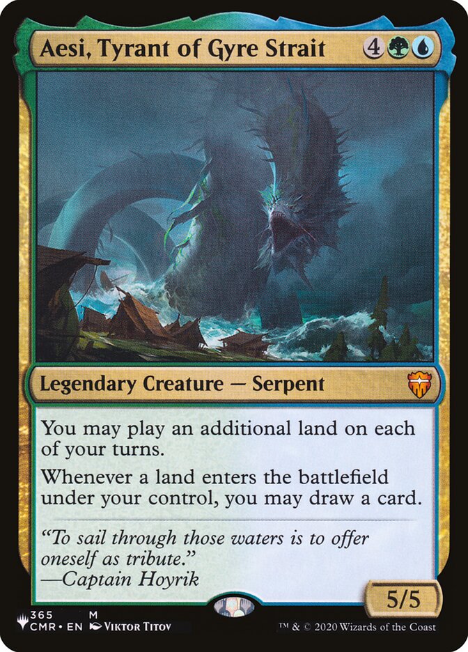 Aesi, Tyrant of Gyre Strait (The List Reprints) 