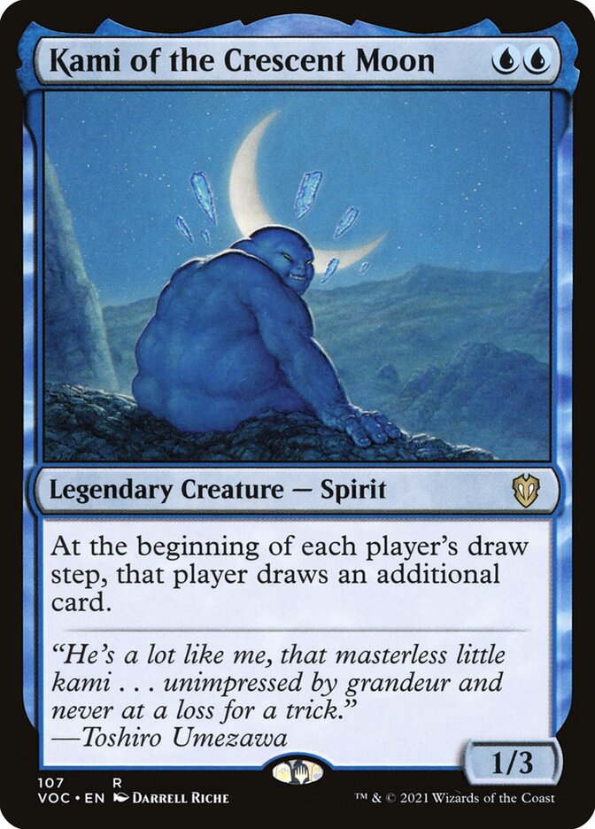 Kami of the Crescent Moon 107 (Commander: Innistrad: Crimson Vow) 