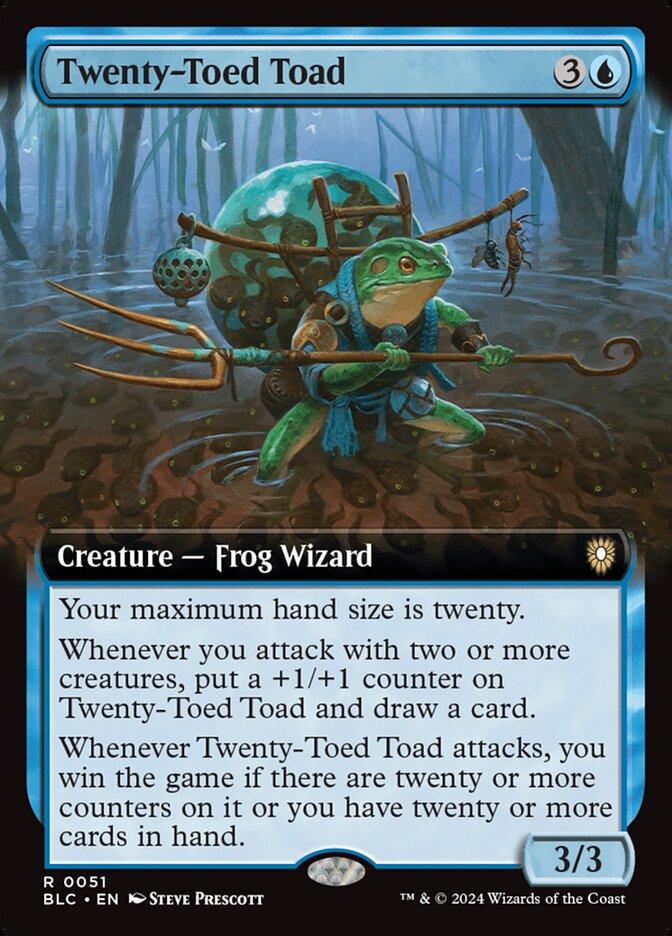 Twenty-Toed Toad (Commander: Bloomburrow) 