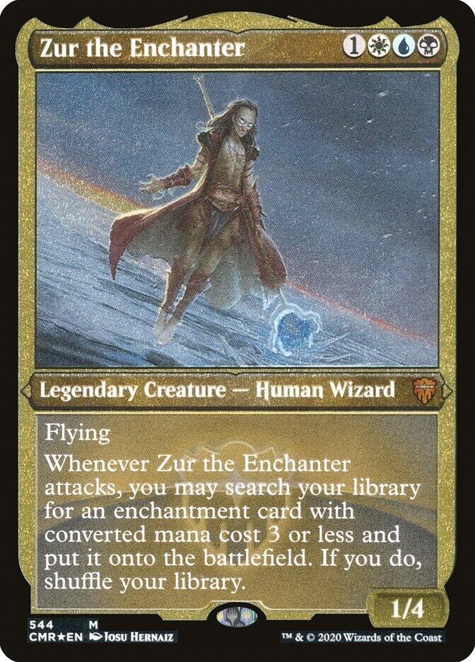 Zur the Enchanter Foil Etched (Commander Legends)  - Foil