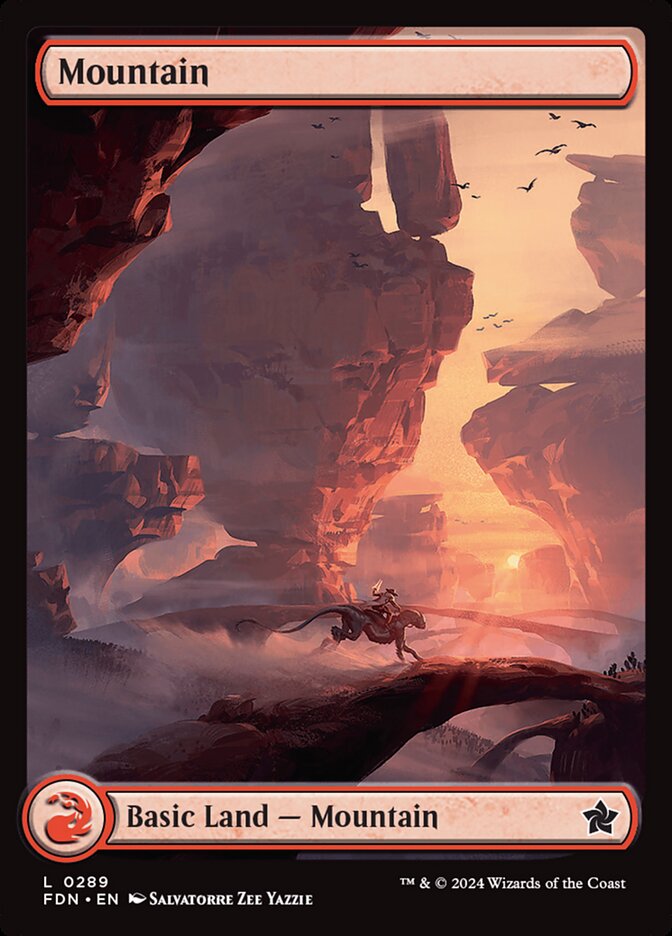 Mountain 289 (Foundations)  - Foil