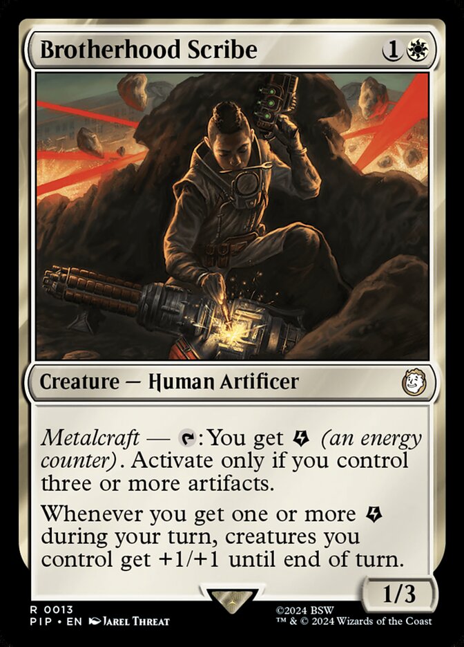 Brotherhood Scribe (Universes Beyond: Fallout)  - Foil