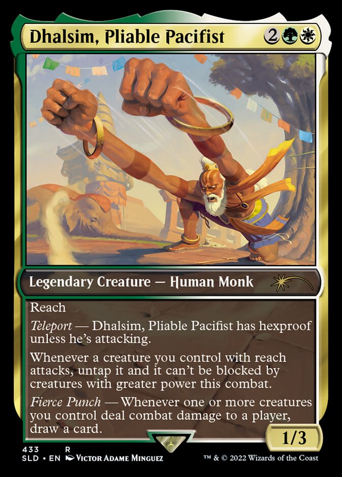 Dhalsim, Pliable Pacifist // Tadeas, Juniper Ascendant 433 (Secret Lair Drop Series)  - Full Art