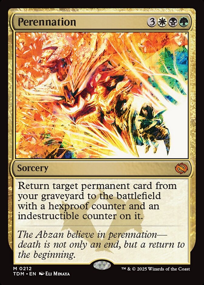 Perennation (Tarkir: Dragonstorm)  - Foil