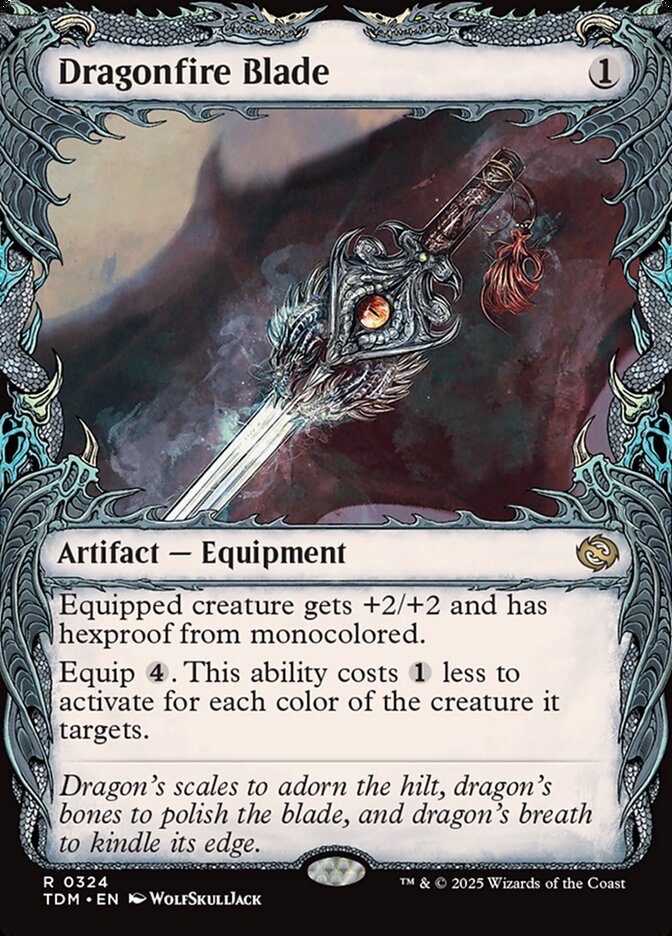 Dragonfire Blade (Tarkir: Dragonstorm)  - Foil