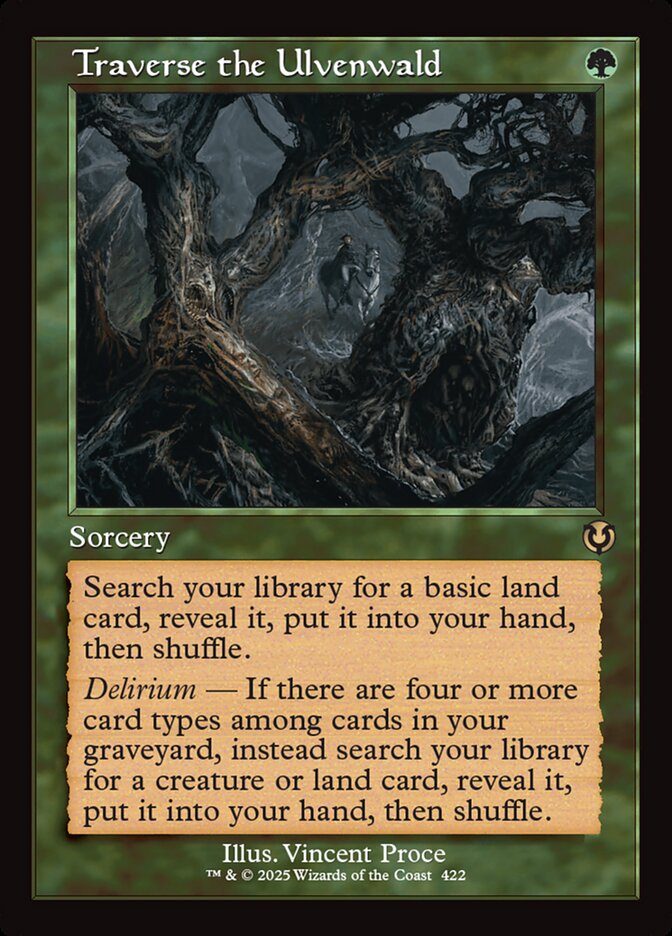 Traverse the Ulvenwald 422/287 (Innistrad Remastered)  - Retro