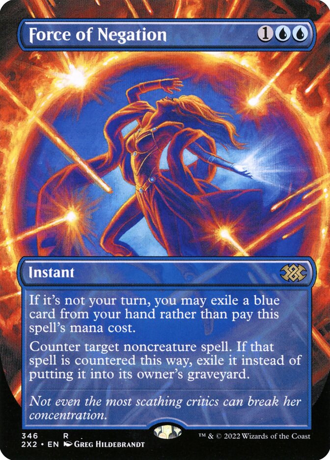 Force of Negation (Double Masters 2022)  - Foil