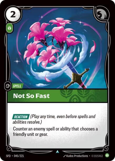 Not So Fast 045/221 (Spiritforged) 
