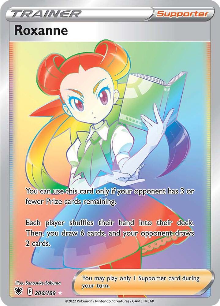Roxanne Secret 206/189 (SWSH10: Astral Radiance)  - Holofoil