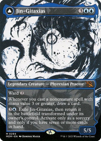 Jin-Gitaxias // The Great Synthesis 294 (March of the Machine)  - Foil