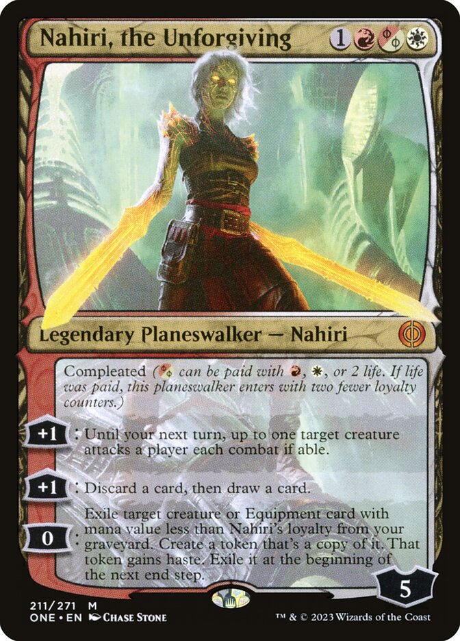 Nahiri, the Unforgiving 211 (Phyrexia: All Will Be One)  - Foil