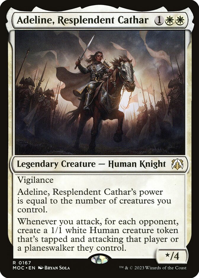 Adeline, Resplendent Cathar (Commander: March of the Machine) 