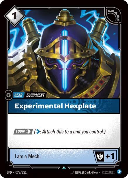 Experimental Hexplate 073/221 (Spiritforged) 