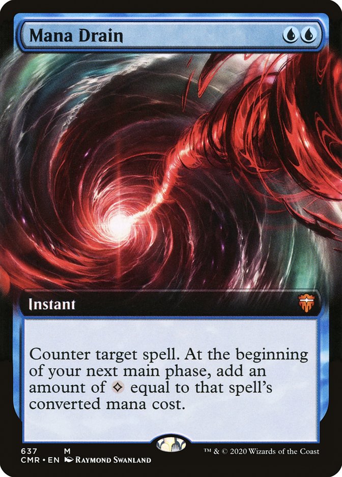 Mana Drain 637 (Commander Legends)  - Extended Art