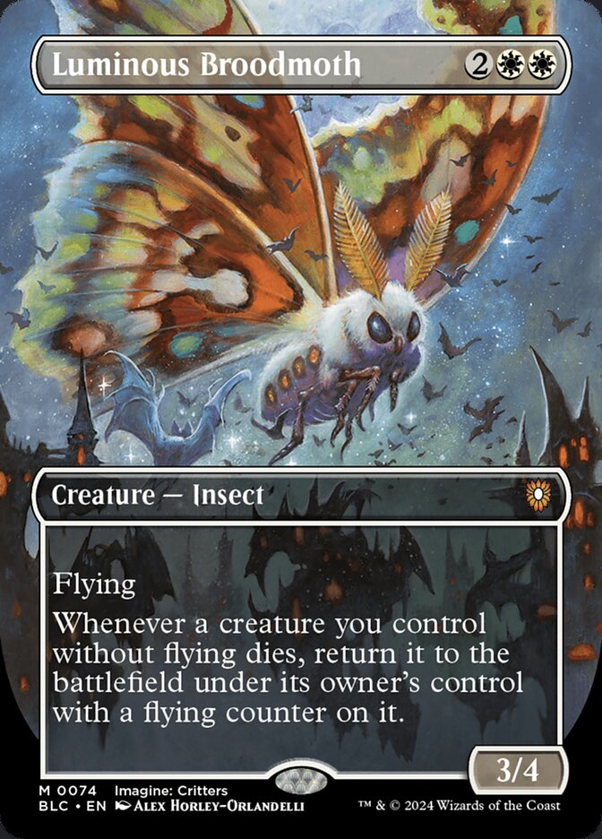 Luminous Broodmoth (Commander: Bloomburrow) 